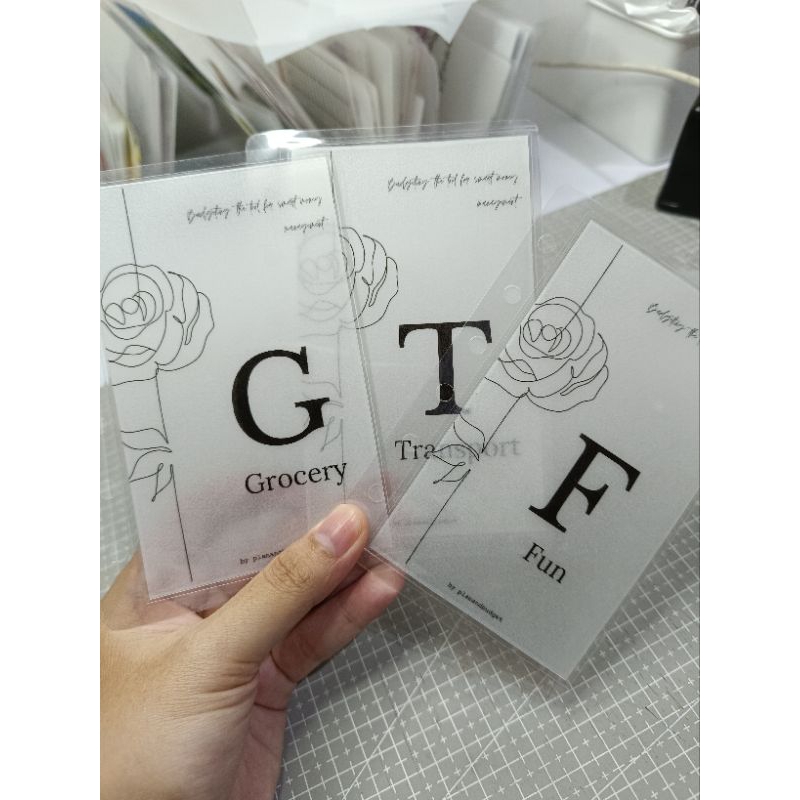 

Amplop kategori budgeting flower minimalist size A7