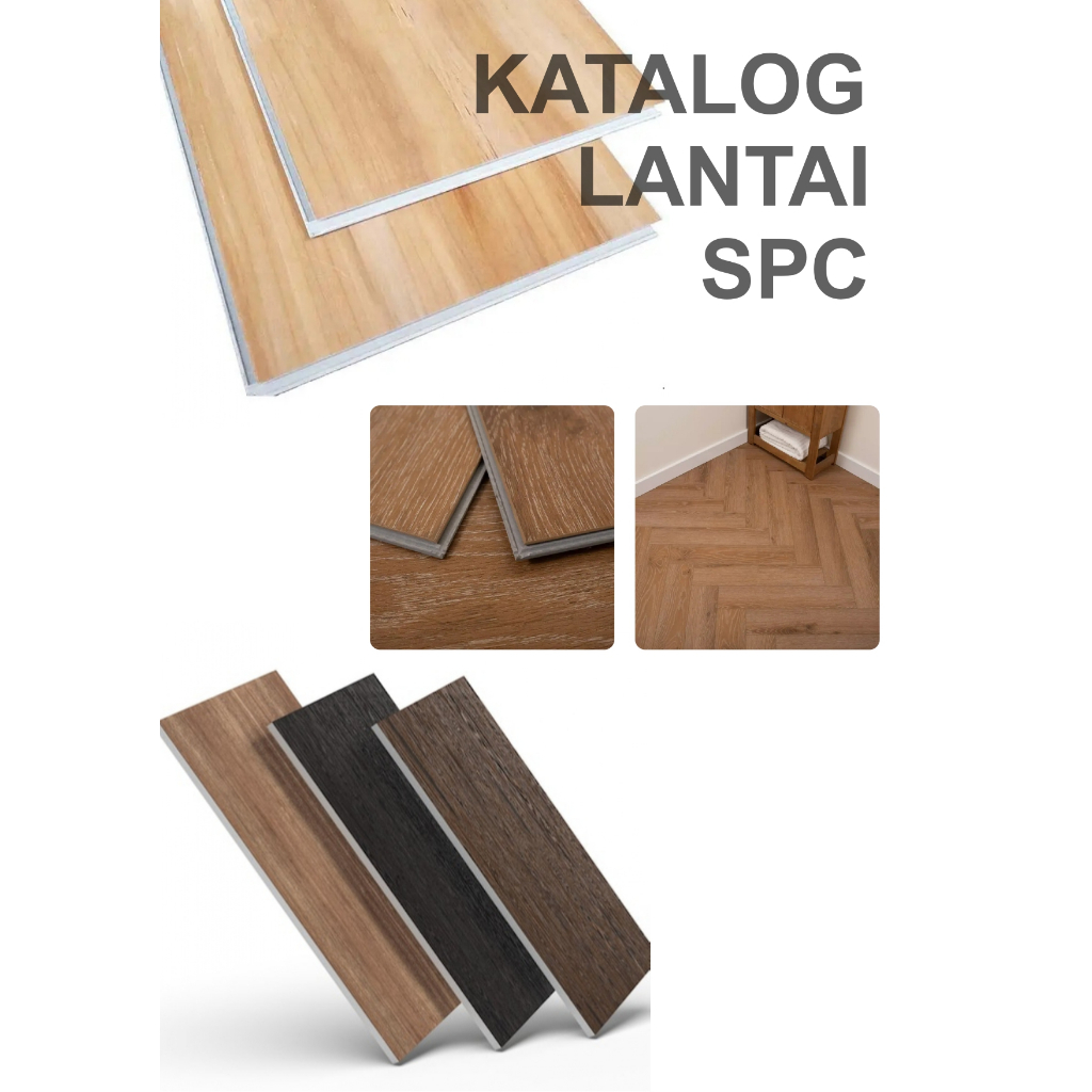 Vinyl SPC Murah | Kangbang New Product 4mm | Vinyl Lantai Motif Kayu