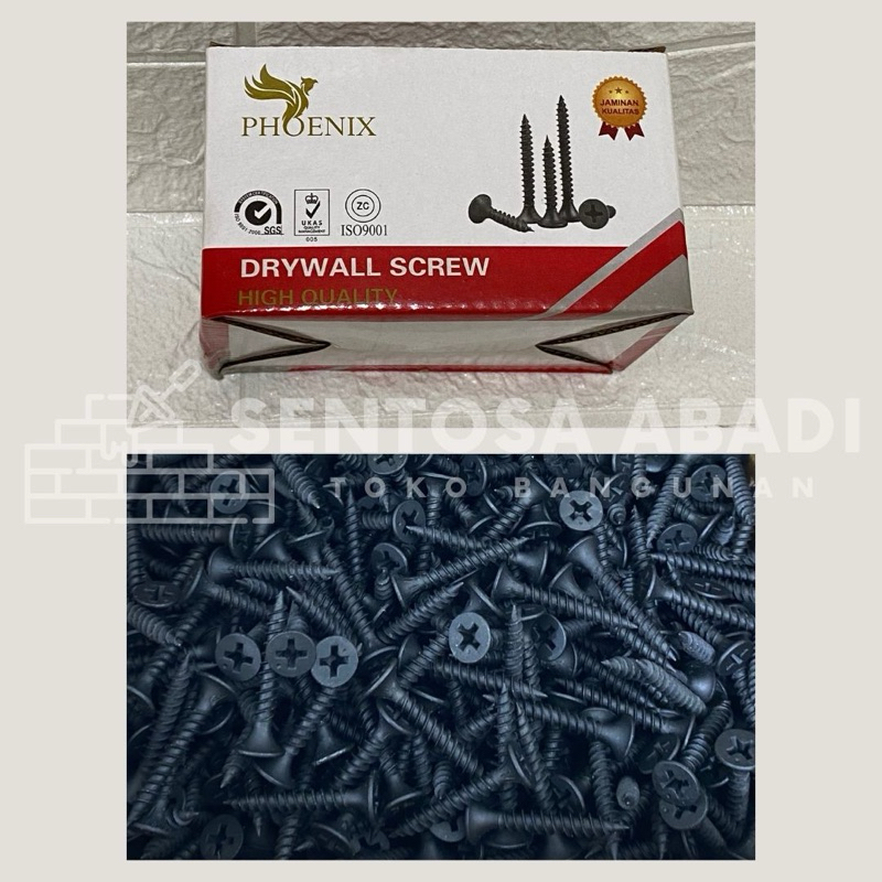 SEKRUP GYPSUM DRYWALL SCREW MERK PHOENIX HIGH QUALITY
