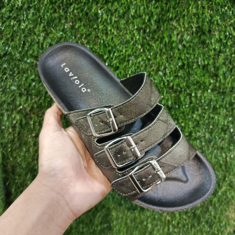SANDAL FLAT LAVIOLA MOTIF TALI VARIASI || SANDAL WANITA TALI TIGA ORIGINAL LAVIOLA STOCK TERBATAS.