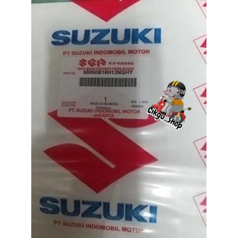 Striping Shogun Sp FL 125cc Hitam putih SGP