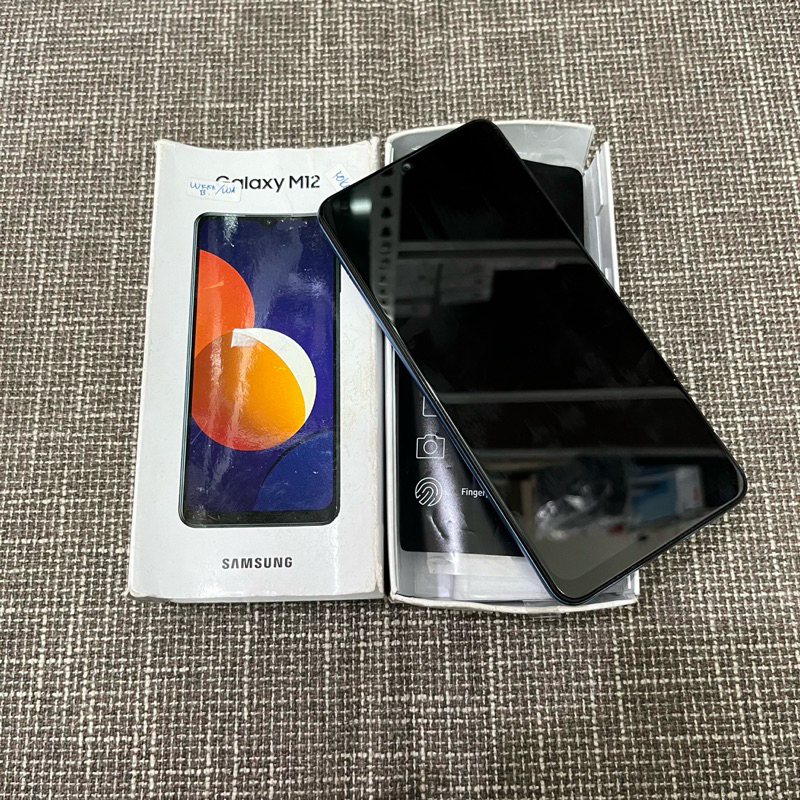 Samsung Galaxy M12 4/64gb Fullset Second Garansi Resmi