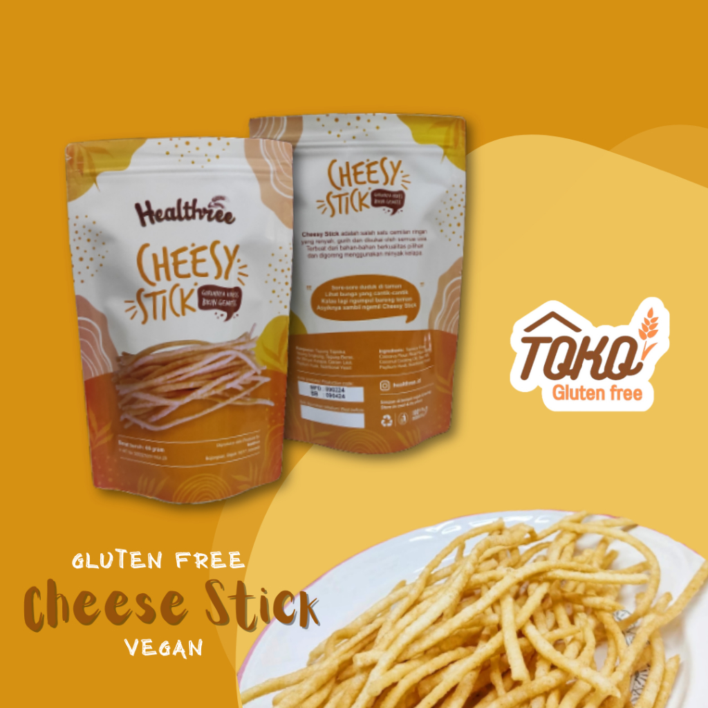 

Cheesy Stick Gluten Free Snack Vegan Special Needs Dairy Free Egg Free No Sugar 60 gr