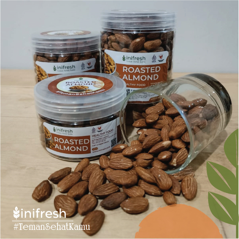 

Inifresh Roasted Almond / Kacang Almond Panggang Premium / Super Food Almond