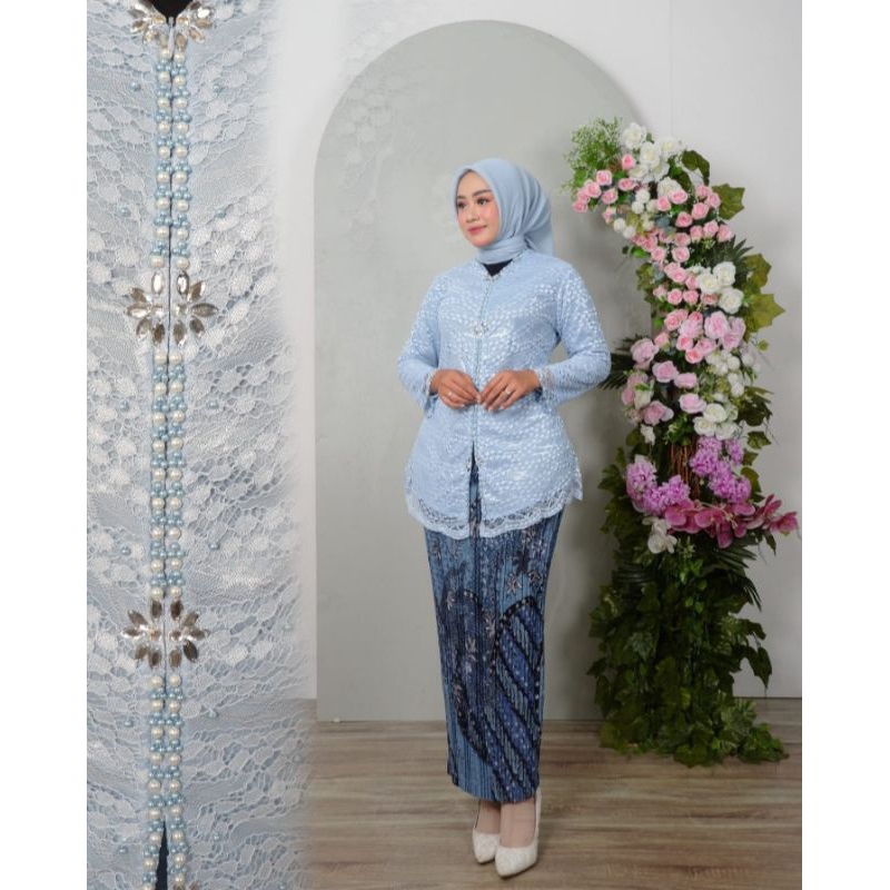 Kebaya Encim Payet Modern - Kebaya Kartini - Kebaya Modern - Kebaya Wisuda - Kebaya Terbaru - Kebaya