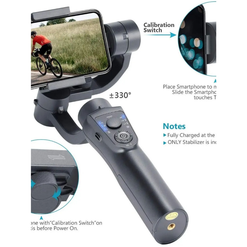 Smart Tripod Camera Handphone 360 Putar Tongsis Canggih Motion Tripod Automatis Tripod HP