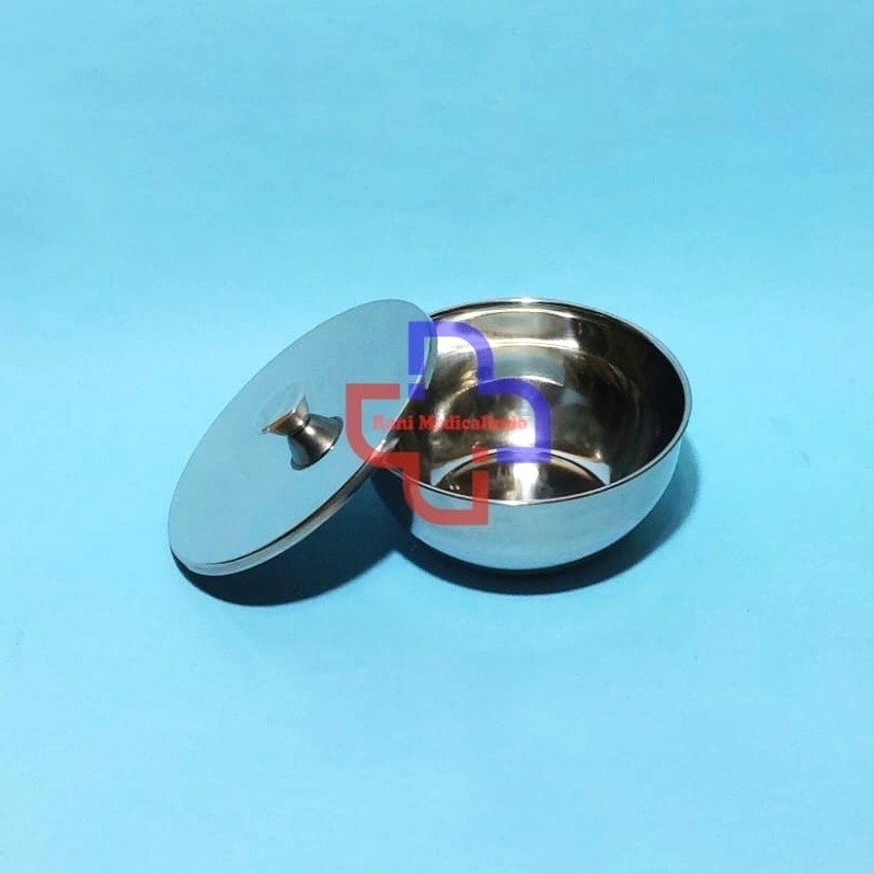 Iodine Cup | Kom Tutup | Bowl With Cover Stainless Steel