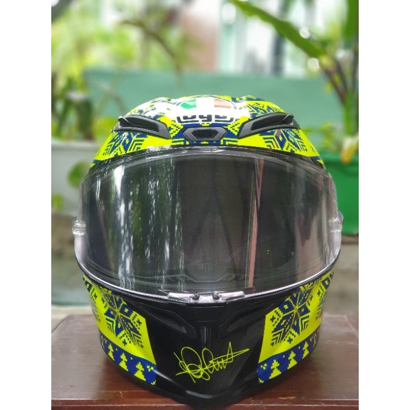 AGV CORSA WINTERTEST 2015 "ROSSI SNOWFLAKE" LIMITED EDITION
