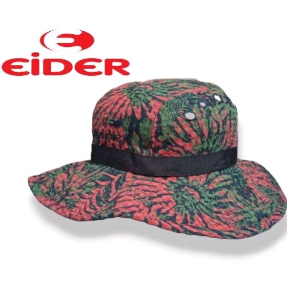 Eider Jungle Hat Floral Motive / Topi Rimba Eider / Topi Outdoor Eider / Topi Gunung Eider / Topi Ei