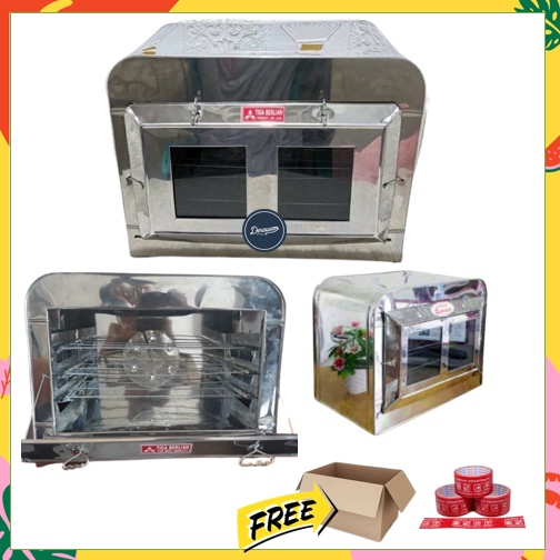 Oven Kompor Tangkring Tiga Berlian 3 Susun Bahan Stainless  Buruan Beli