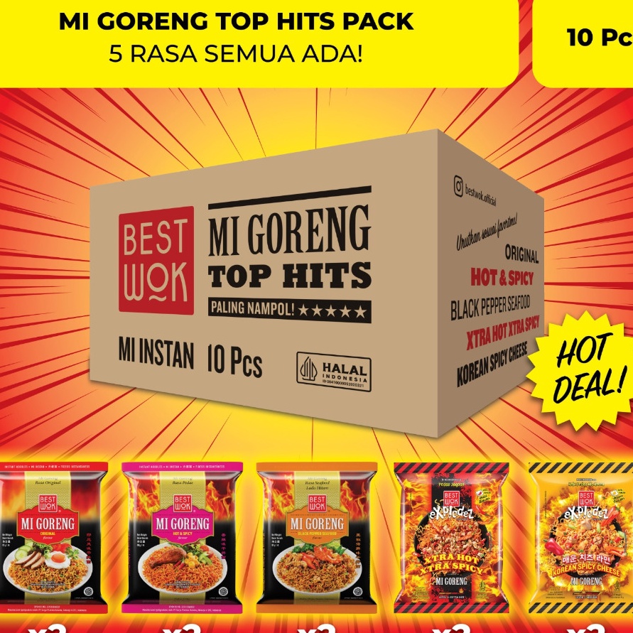 

88 Best Wok Mi Goreng Top Hits Pack 1 Pcs