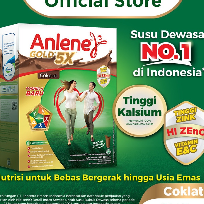 

PALING AMPUH Anlene Gold 5X Susu Bubuk Dewasa Cokelat 85g Nutrisi Tinggi Kalsium Untuk Tulang Sendi dan Otot