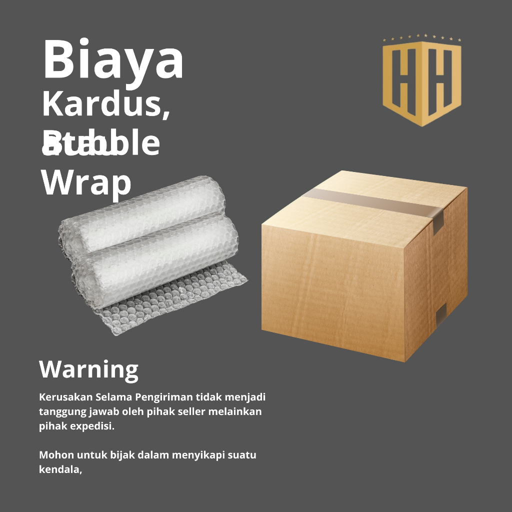 

Pengemasan Tambahan Packing Kardus - Bubble Wrap - Kardus Dus Tambahan