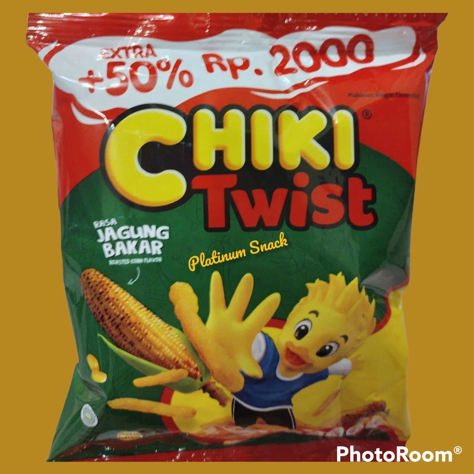 

GROSIR Chiki Twist Promo Extra 5 Roasted Corn 1 Bks 15 g 75 G