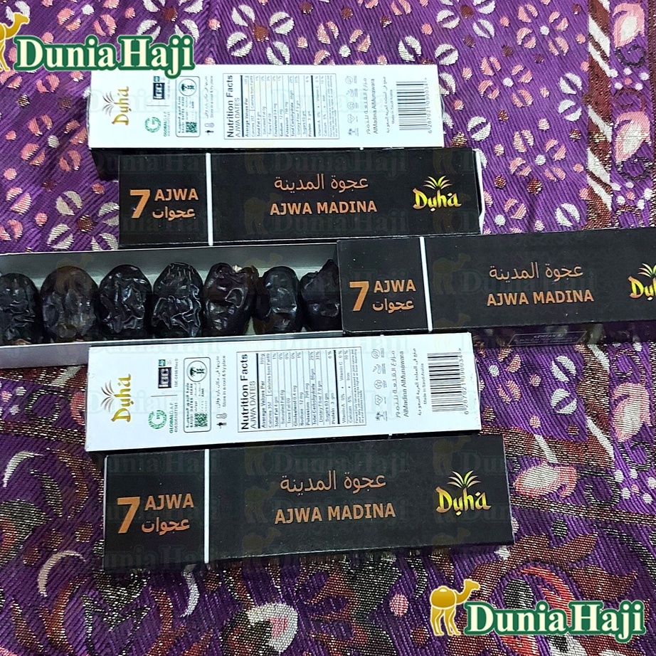 TERBARU Kurma AJWA Seven 7 Asli 1 Original Saudi  Kurma AJWA 7 Nabi Madinah Premium Oleh Oleh Haji Umroh