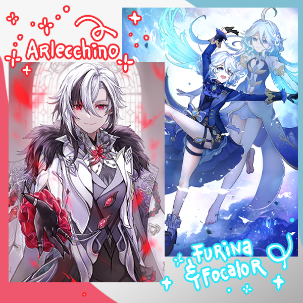 

[Night Sparrow] Genshin Impact & Blue Archive Art Print