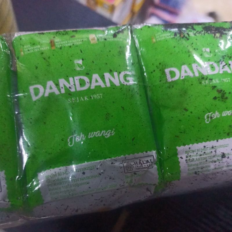 

TEH DANDANG HIJAU ( 1 BAL ) @40 GR ISI 100 BKS (10 PAK X 10 BKS)