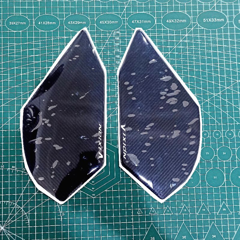 sticker timbul tankpad samping yamaha vixion 2012-2015 new vixion stiker timbul sidepad vixion