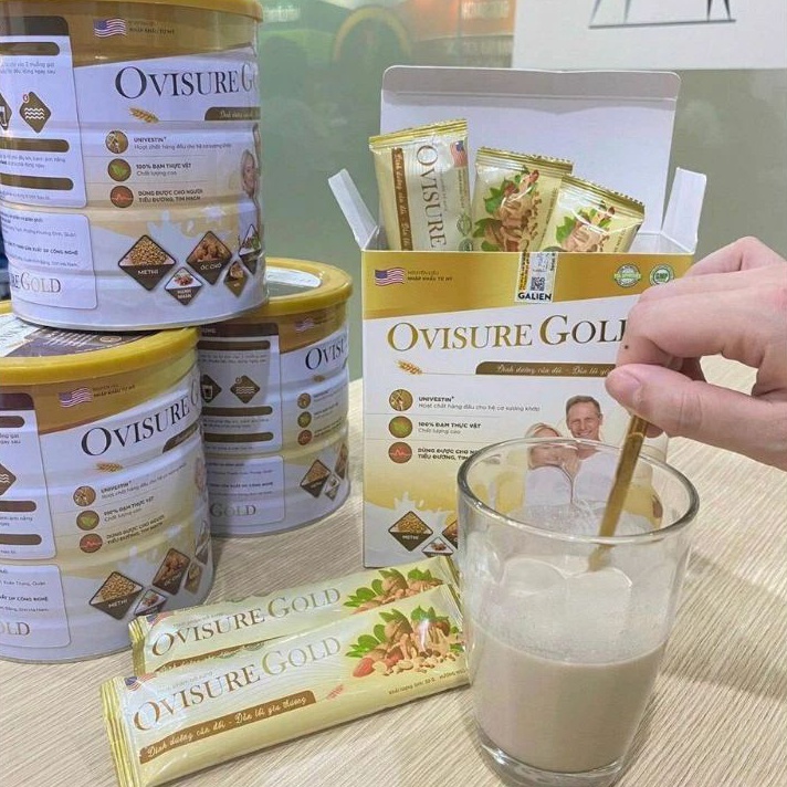 

STAR Ovisure Gold Milk Original USA Sachet Susu Kesehatan Tulang Sendi Mencegah Osteoporosis Pengeroposan Tulang Susu Ovisure Gold Protein Kacang Nabati Alami