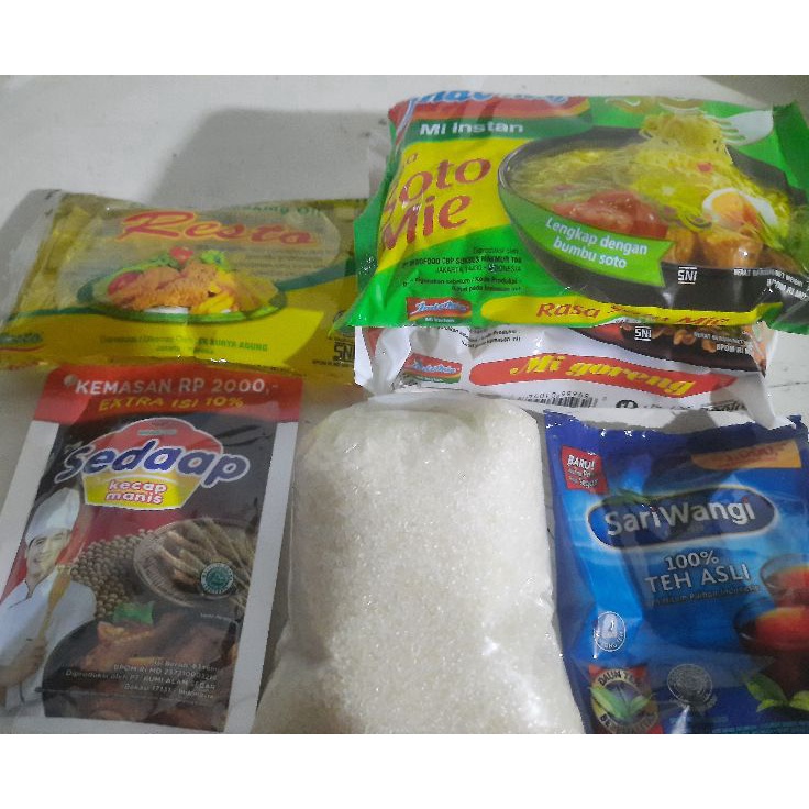 

Stok terbaru paket sembako mini untuk berbagi