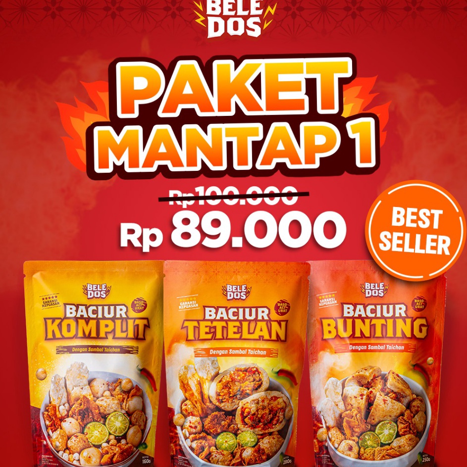 

Beledos Paket Mantap 1 Baciur Komplit Baciur Tetelan Baciur Bunting
