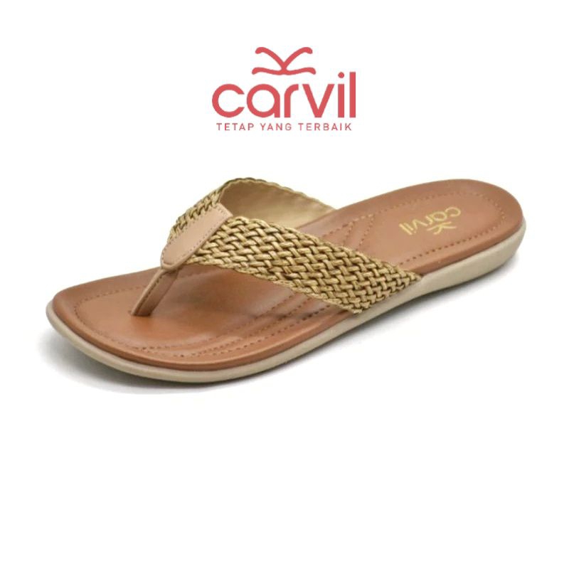 Sandal Carvil Wanita Dewasa Jepit Cewek Kekinian Sandal Perempuan Remaja
