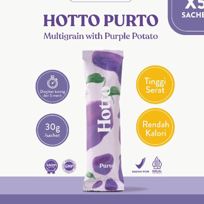 

COD 5 SACHET Hotto Purto Multigrain with Purple Potato