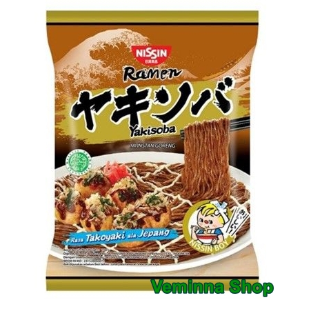 

Nissin Ramen Rasa Takoyaki Ala Jepang 104 Gram/Mie Goreng Jepang