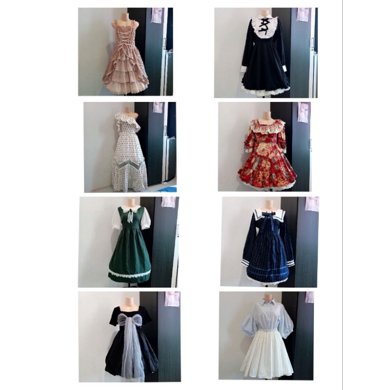 Dress Super Premium Lolita/kawai/lengan balon