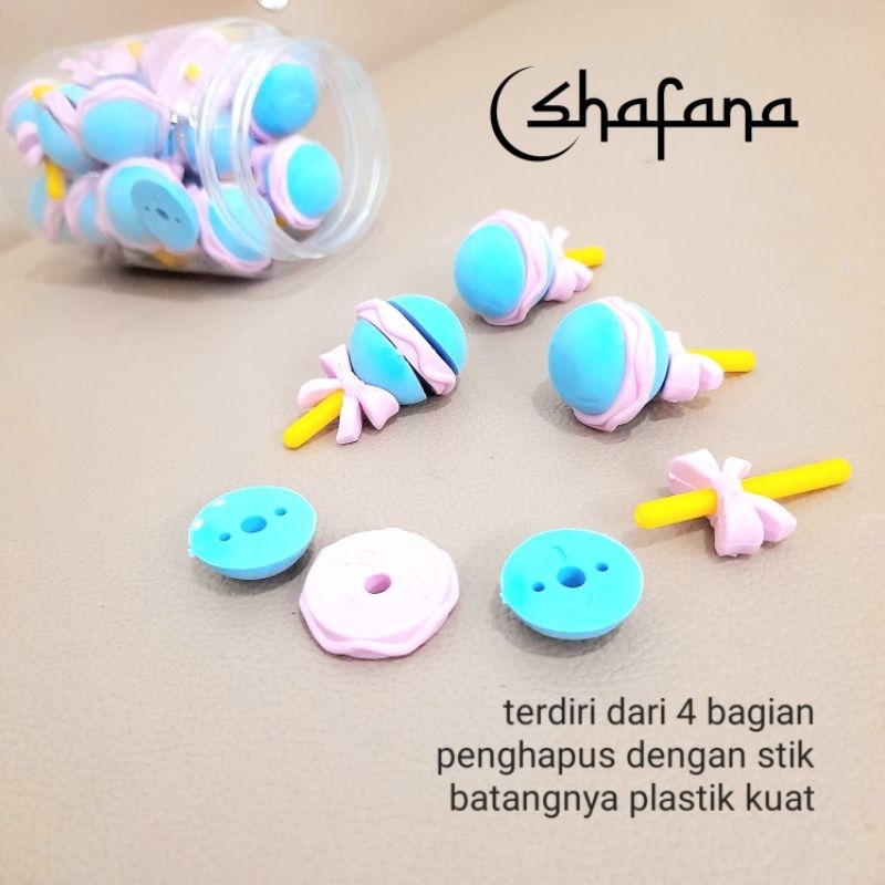 

[ SHAFANA ] Penghapus bentuk lolipop Mainan anak