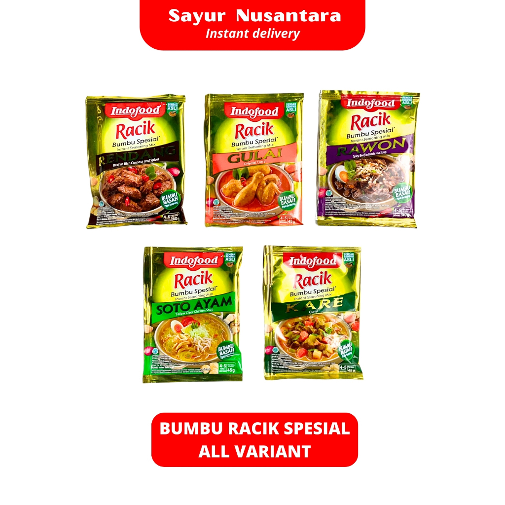 

Bumbu Racik Indofood ALL VARIANT - Sayur Nusantara