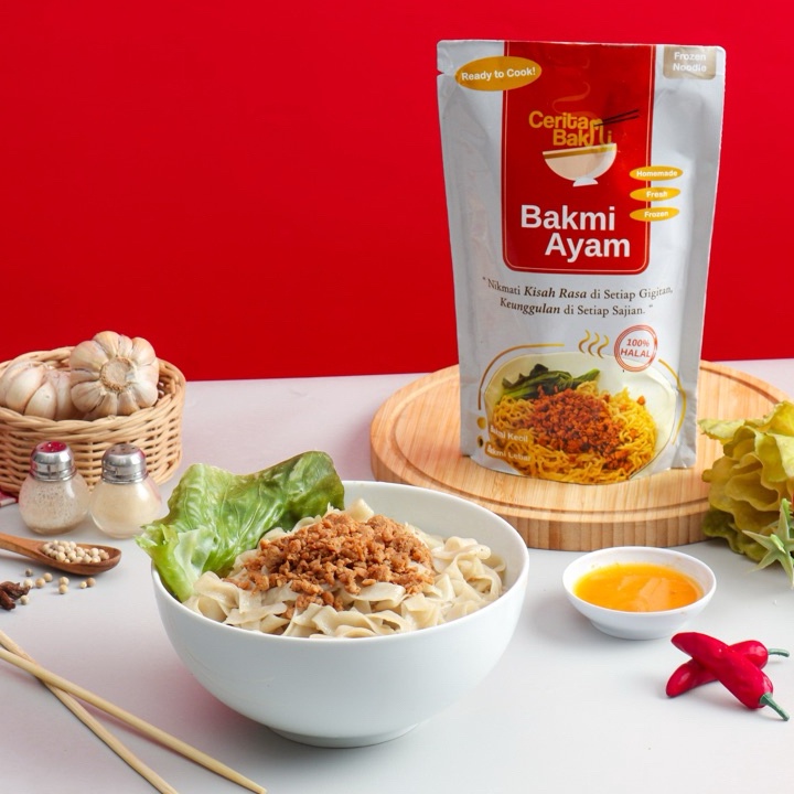 

PROMO SALE Bakmi Lebar Ayam HALAL Cerita Bakmi READY TO COOK