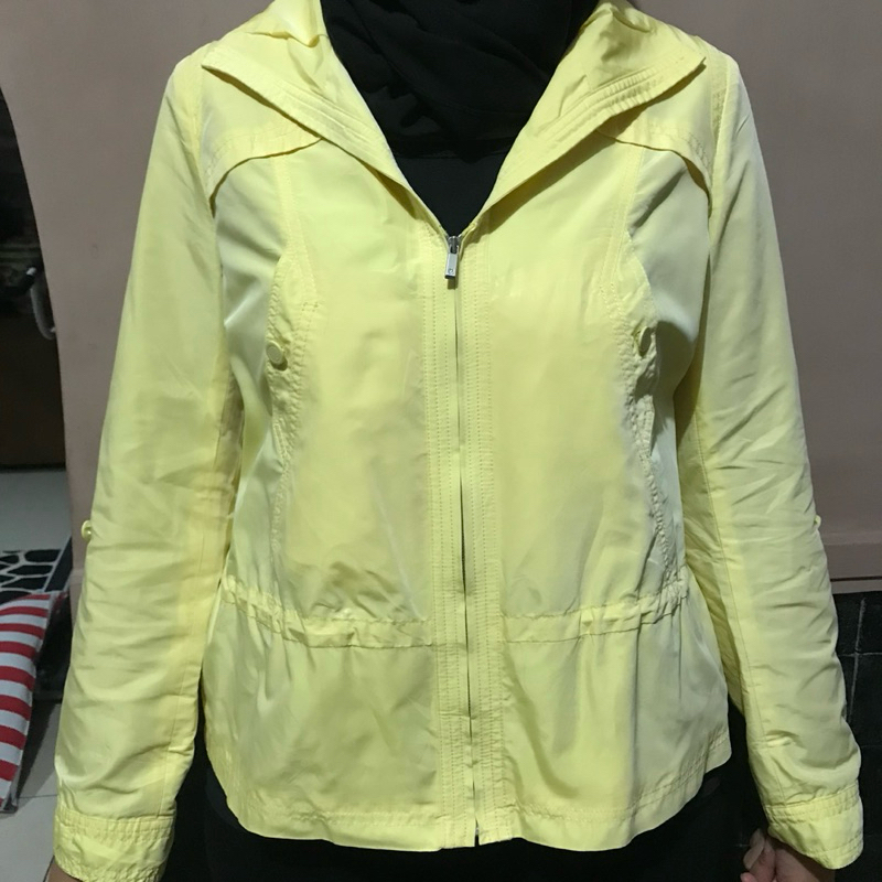 jaket running korea wanita cewek preloved bekas