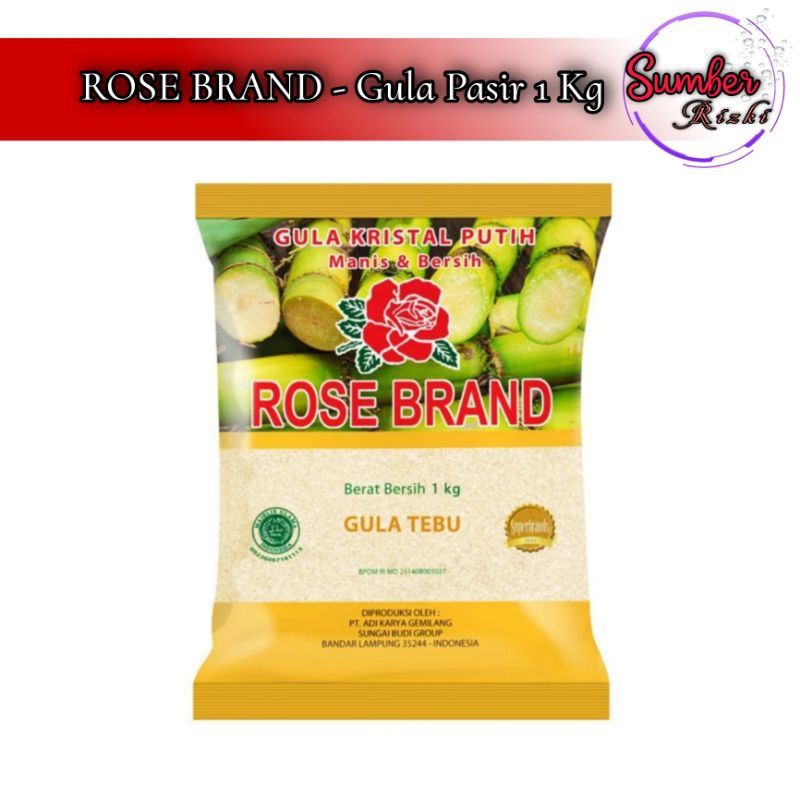 

Gula Pasir Rose Brand 1kg Gula Tebu