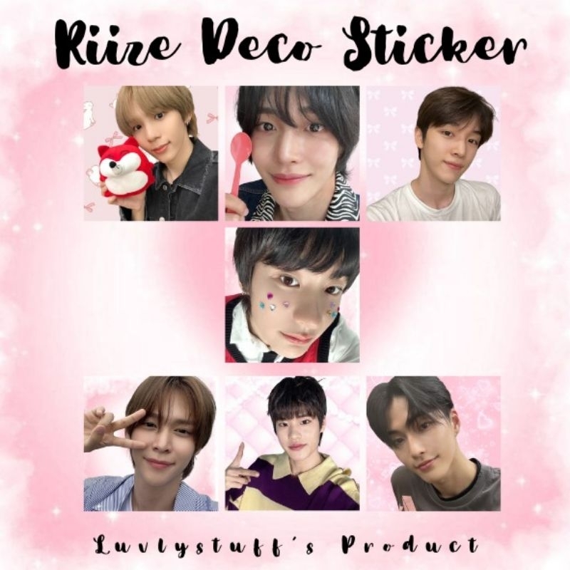 

[88 pcs] RIIZE KOREAN MAIL STICKER DECO || PINKY DOFF GLOSSY AESTHETIC PAKET FREEBIES STIKER