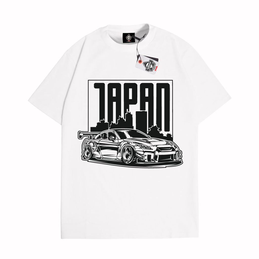 KARIMAKE Kaos Baju T Shirt Distro Unisex Gambar Mobil NISSAN NISMO SKYLINE R35 GODZILLA JDM