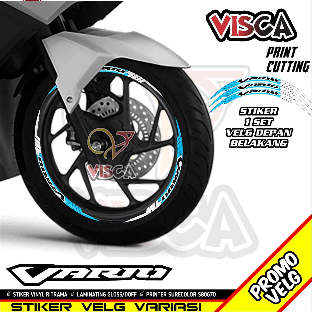 Stiker Velg List Velg Motor Stiker Vario Abs 2