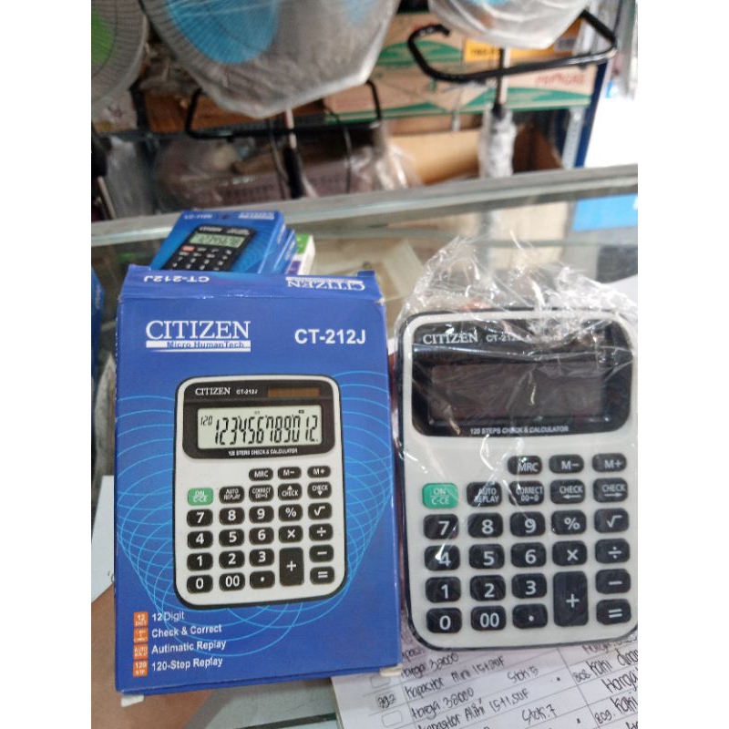 

Calculator Citizen CT-212 J 12 Digit Check & Correct