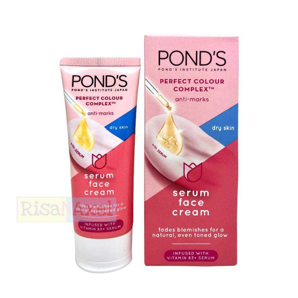 SScntx- Pond's Perfect Colour Complex Serum Face Cream 40g_Pelembab Ponds Pink Besar 40g