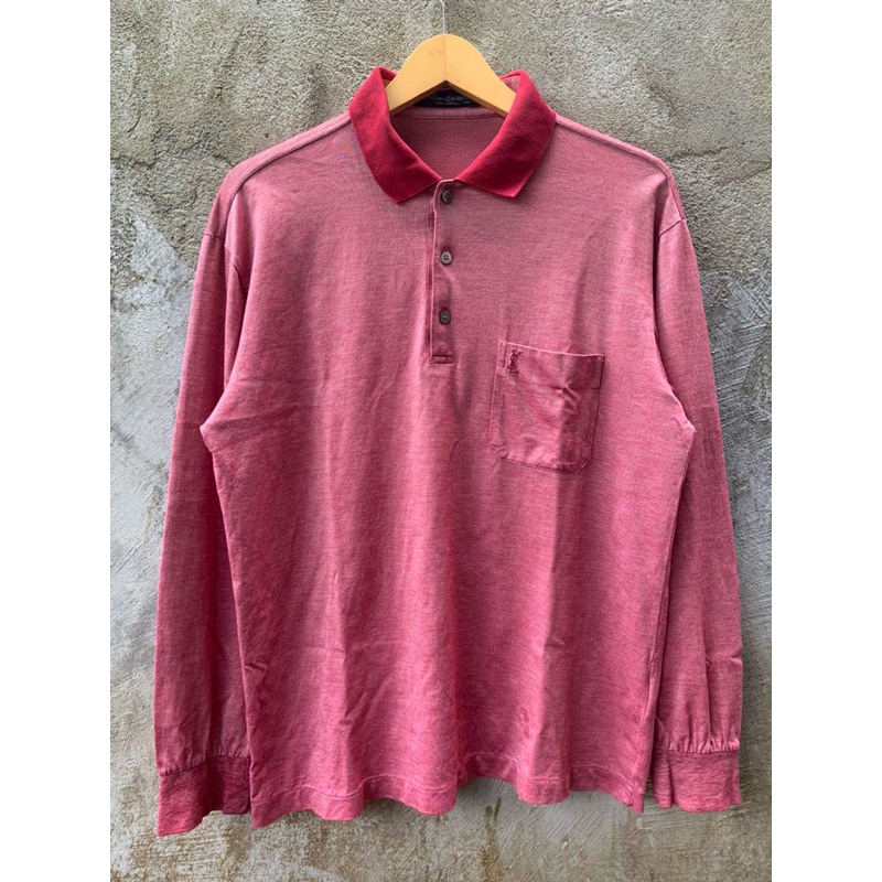 Kaos Polo YSL Second Thrift