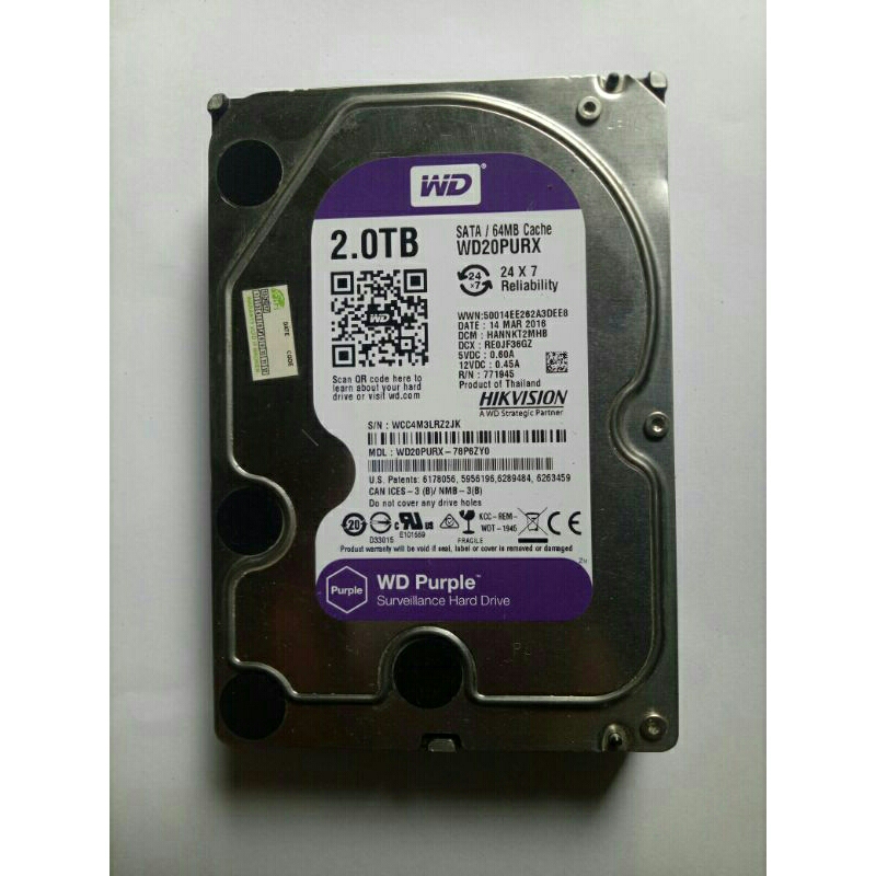 HDD harddisk PC 2 TB-HDD Komputer 2 TB