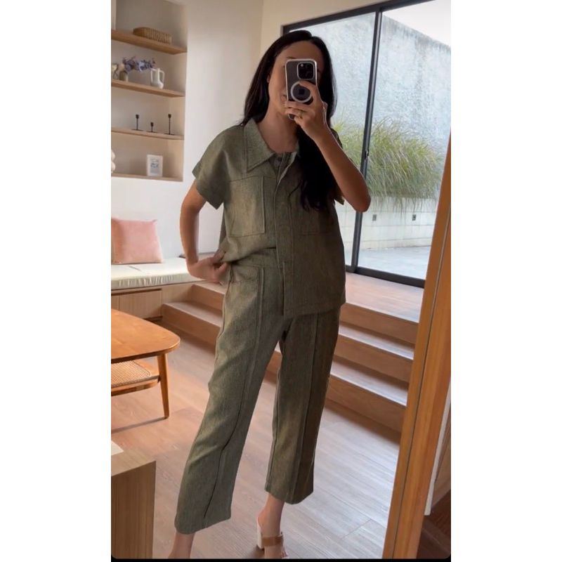 MAVEN Set Lisbon Keagan in Baked Peas