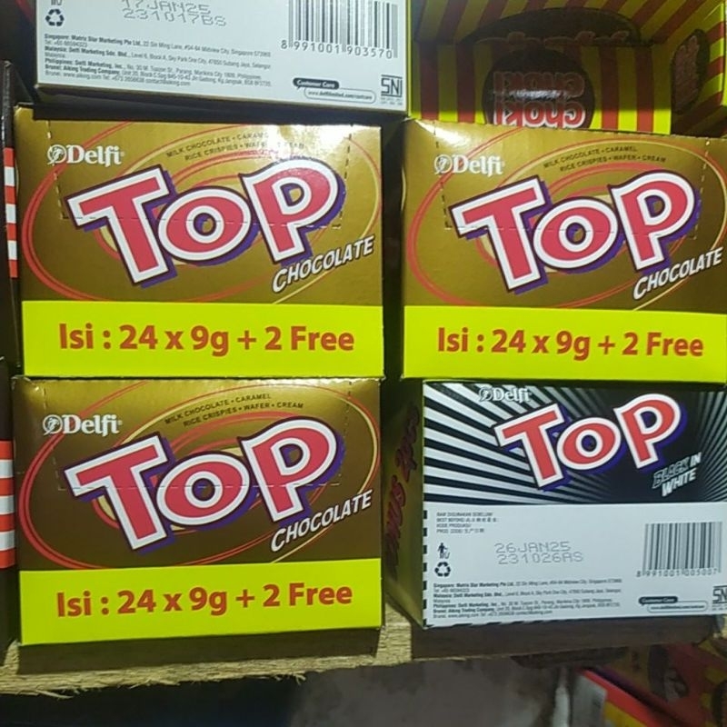 

top delfi chocolate crunchy 1box