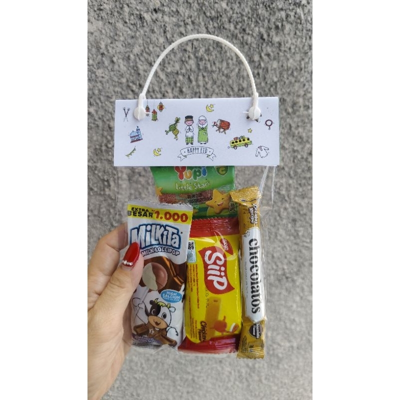 

snack Hampers Anak Idul Fitri angpau lebaran hari raua