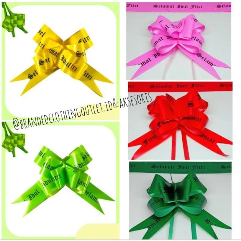 

PITA TARIK IDUL FITRI 1.5CM / PITA SERUT LEBARAN / PITA KADO / PITA SOUVENIR / PIS-7821