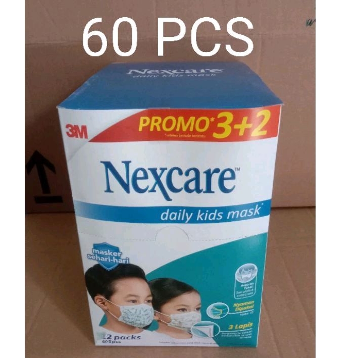 Masker Nexcare Kids Rejuvenate Anak box isi 60 pcs (PROMO)