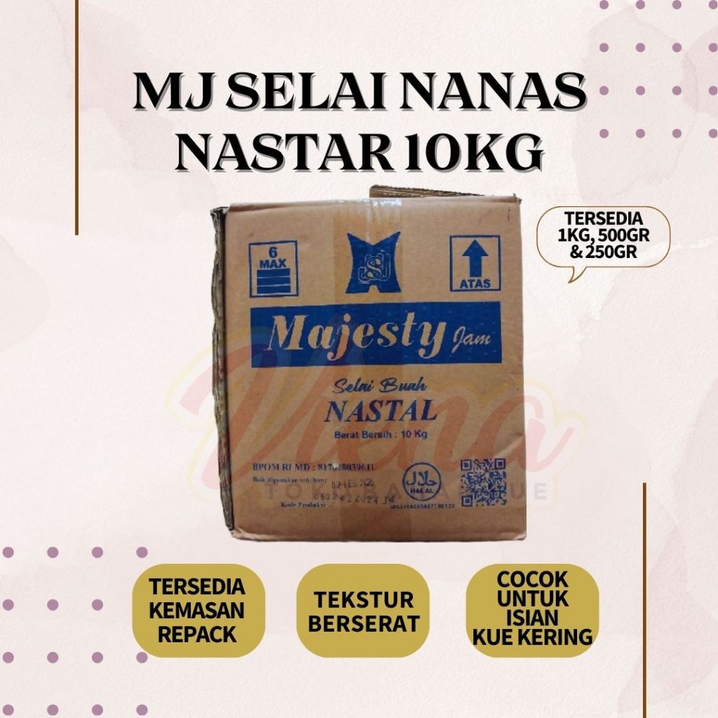 

MJ Selai Nanas Nastar Kemasan 10KG / Selai Nanas Kue Kering