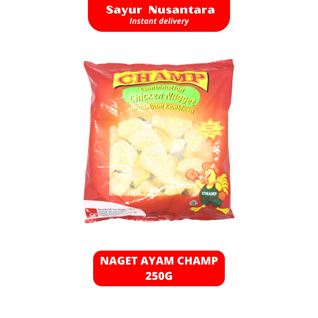 

Naget Ayam Champ 250g - Sayur Nusantara