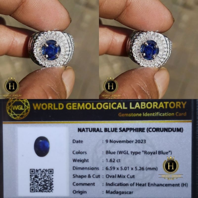 Batu Blue Sapphire Madagascar Royal Blue Color