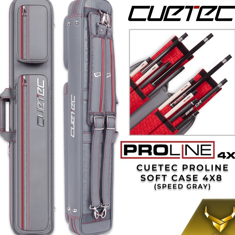 Cuetec Proline Grey 4 x 8 Soft Case